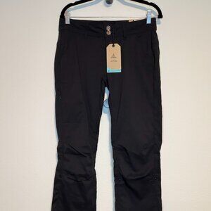 prAna pants in black. (Brand is on the hang tag.)